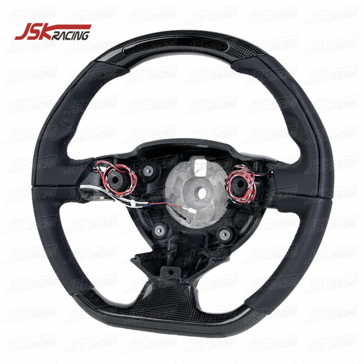 JSK-1 STYLE CARBON FIBER STEERING WHEEL WITH LED FOR 2015-2018 FERRARI 488