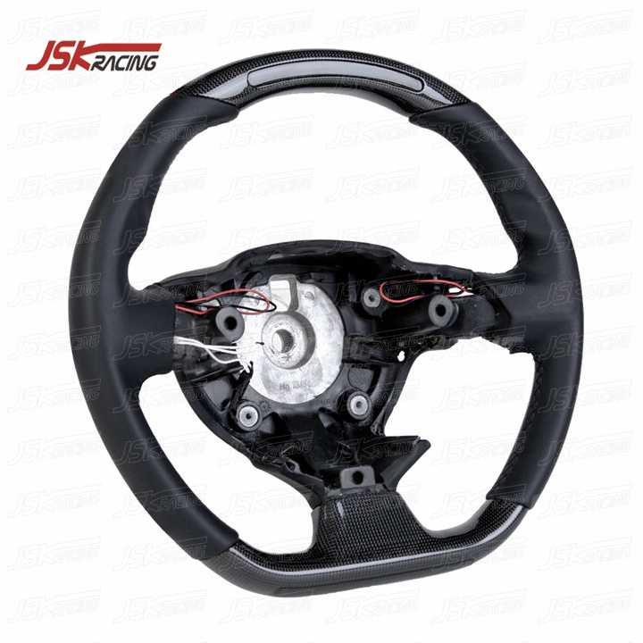 JSK-1 STYLE CARBON FIBER STEERING WHEEL WITH LED FOR 2011-2016 FERRARI 458