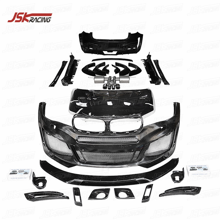 EVO STYLE WIDE HALF CARBON FIBER BODY KIT FOR 2007-2013 BMW X6 E71