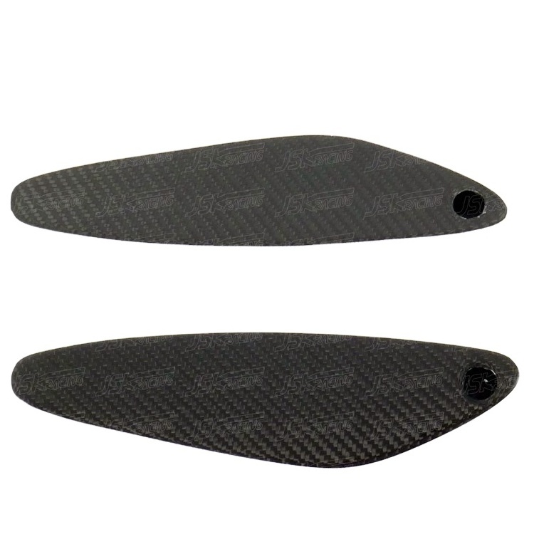 CARBON FIBER REAR SPOILER END CAPS FOR 1995-1998 NISSAN R33 GTR