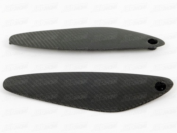 CARBON FIBER REAR SPOILER END CAPS FOR 1995-1998 NISSAN R33 GTR