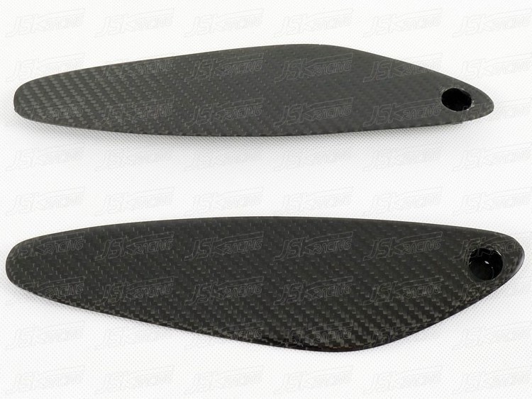 CARBON FIBER REAR SPOILER END CAPS FOR 1995-1998 NISSAN R33 GTR