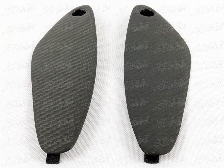 CARBON FIBER REAR SPOILER END CAPS FOR 1995-1998 NISSAN R33 GTR