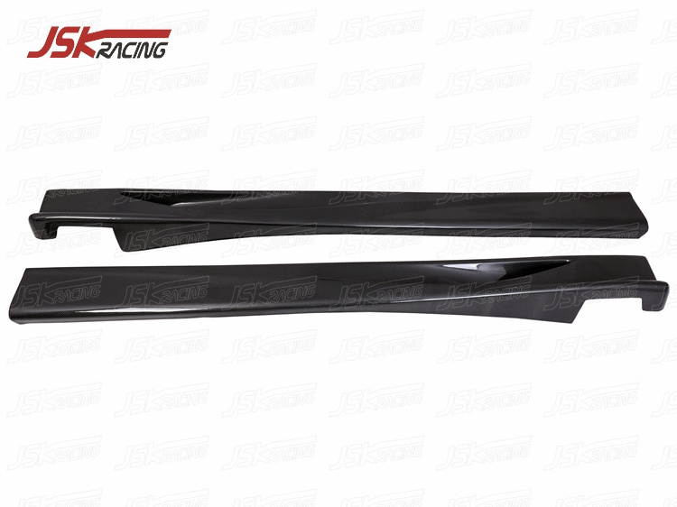 VOLTE STYLE CARBON FIBER SIDE SKIRTS FOR 2003-2007 MITSUBISHI LANCER EVO 8 9