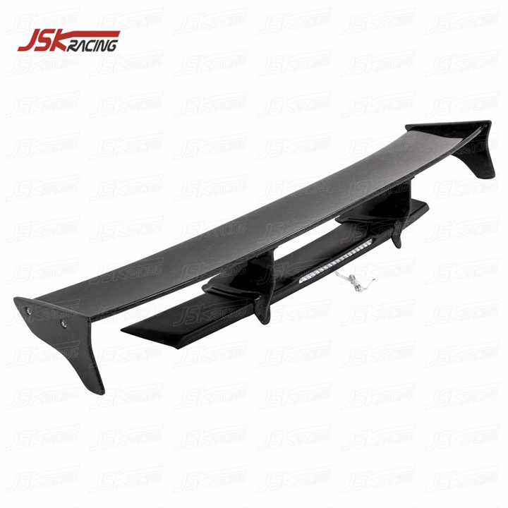 TOP SECRET STYLE HALF FORGED CARBON FIBER REAR SPOILER FOR 2008-2019 NISSAN GTR R35