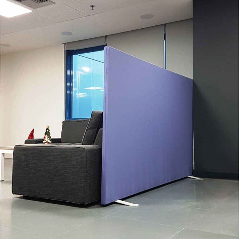 Office Sound Insulation Freestanding Partition Screen Eco-Friendly Noise Control Material Pet Acoustic Panel