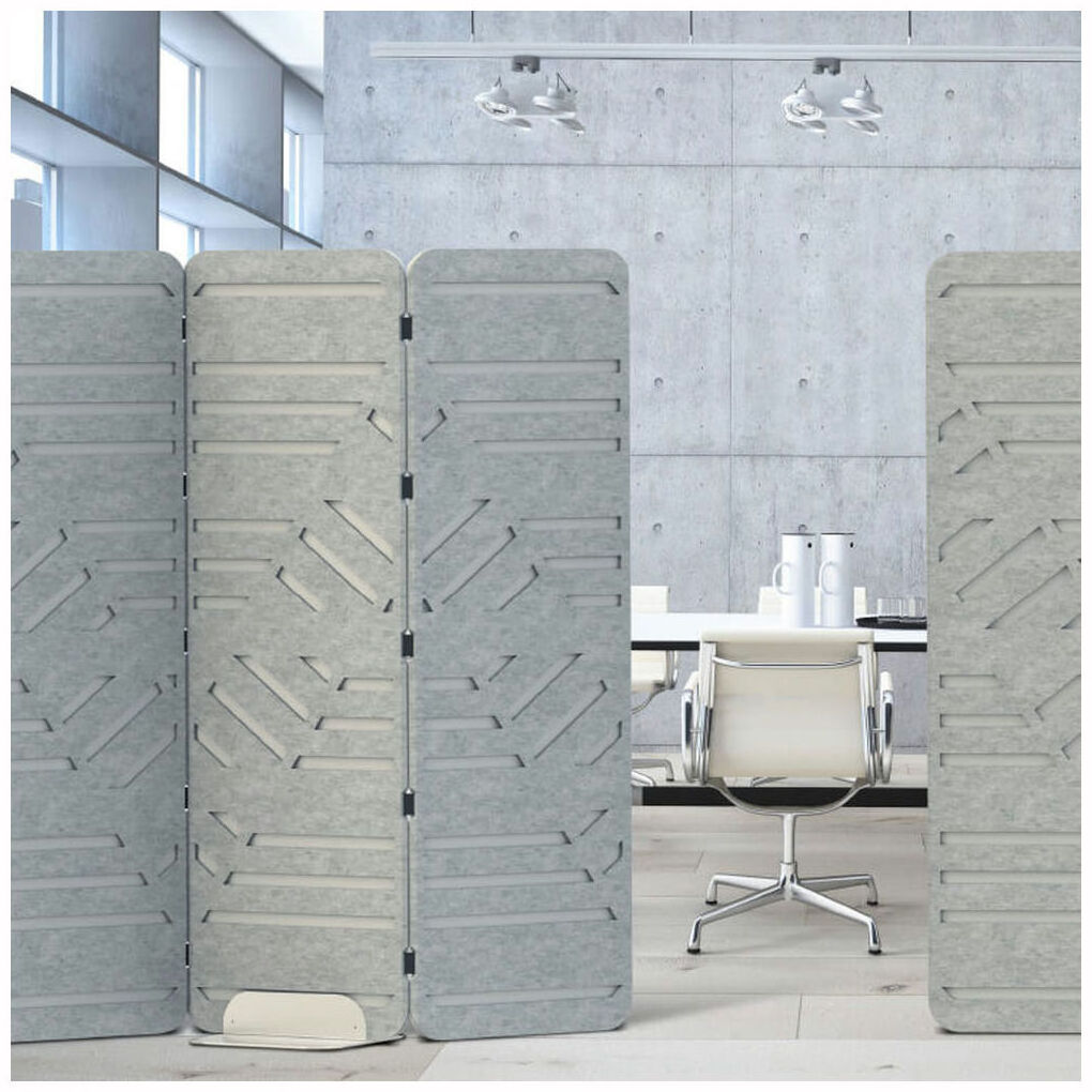 100% Recycle Polyester PET Felt Acoustic Office Partition Panels Portable Acoustic Room Dividers Sound Proof