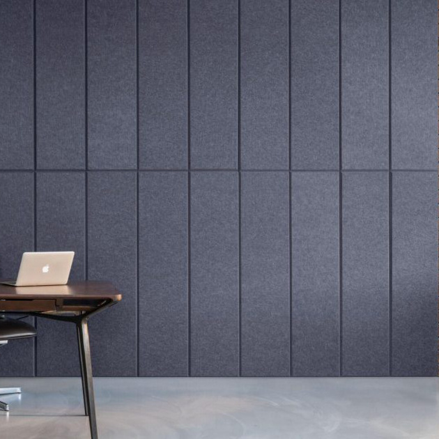 9/12mm Pro-environment Acoustic Felt 100% Polyester Panel Soundproofing Materials PET 3D Acoustic Wall Panels