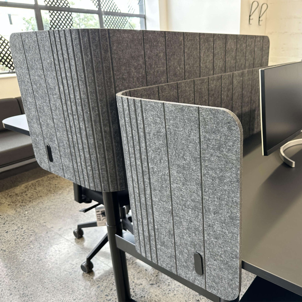 Office Sound Insulation Freestanding Partition Screen Eco-Friendly Noise Control Material Pet Acoustic Panel