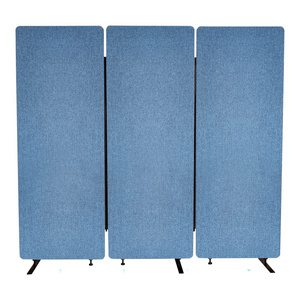 Recycle Material Office Furniture Room Divider PET Soundproofing Mobile Partition Office Acoustic Divider