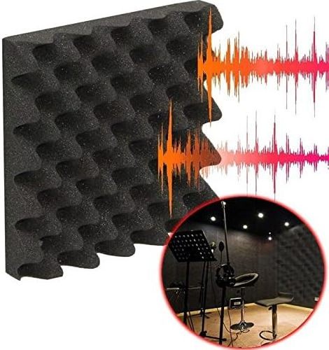 Customizable Egg Crate Shape Flame Retardant Sound Absorbing Foam Acoustic Panels