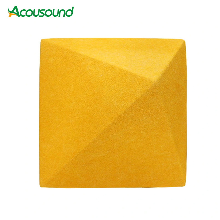 Sound proof fabric panels 3D Acoustic Wall Panel Diffuser For Recording Studio Equipment