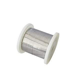 Nickel Heating Element Wire Nichrome NI80 Flat CR20Ni80 Ni80 Nicr 80 20 Electrical Wire for Nickel Category