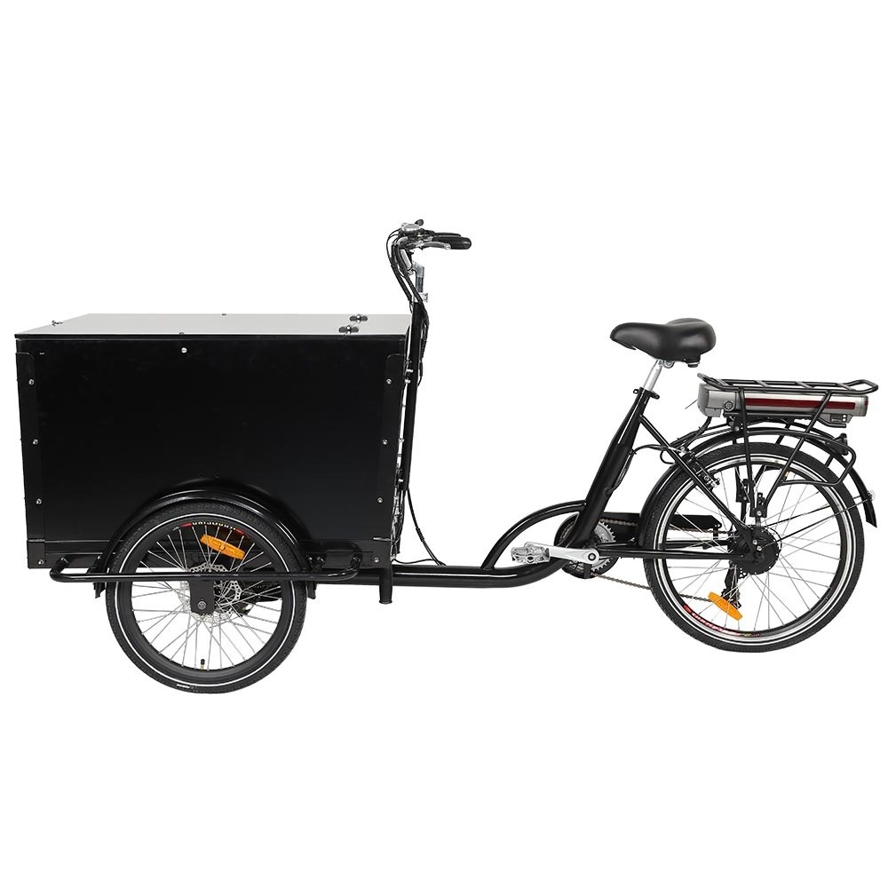 Kuake OEM Mobile Ice Cream Tricycle Freezer Pedal Cargo Bike Snack Vending Truck Cart Food Bicycle Car for Sale