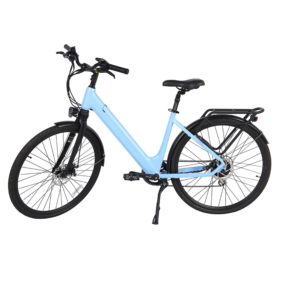 KUAKE fast delivery commuting ebike 700C Shimano 7 speed hybrid bike cheap price electric bicycle bike for sale