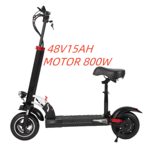 Offroad Electric Scooter With Seat For Adults 800W two wheels foldable E scooter