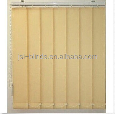 Fabric vertical blinds can be printed with image for window