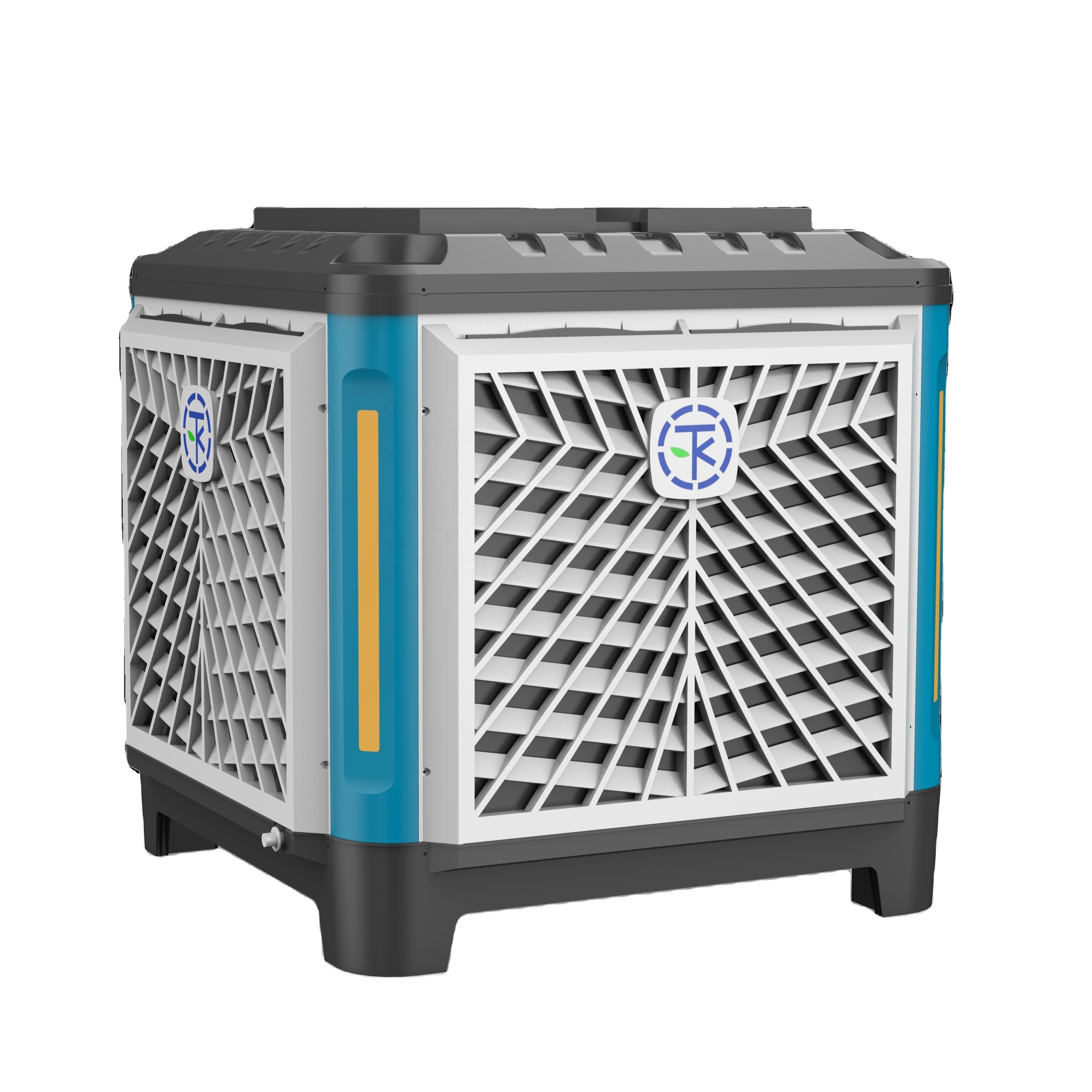 No.1 aux air conditioner with refrigerator parts   Evaporator 20K cmh air flow large volume desert air cooler