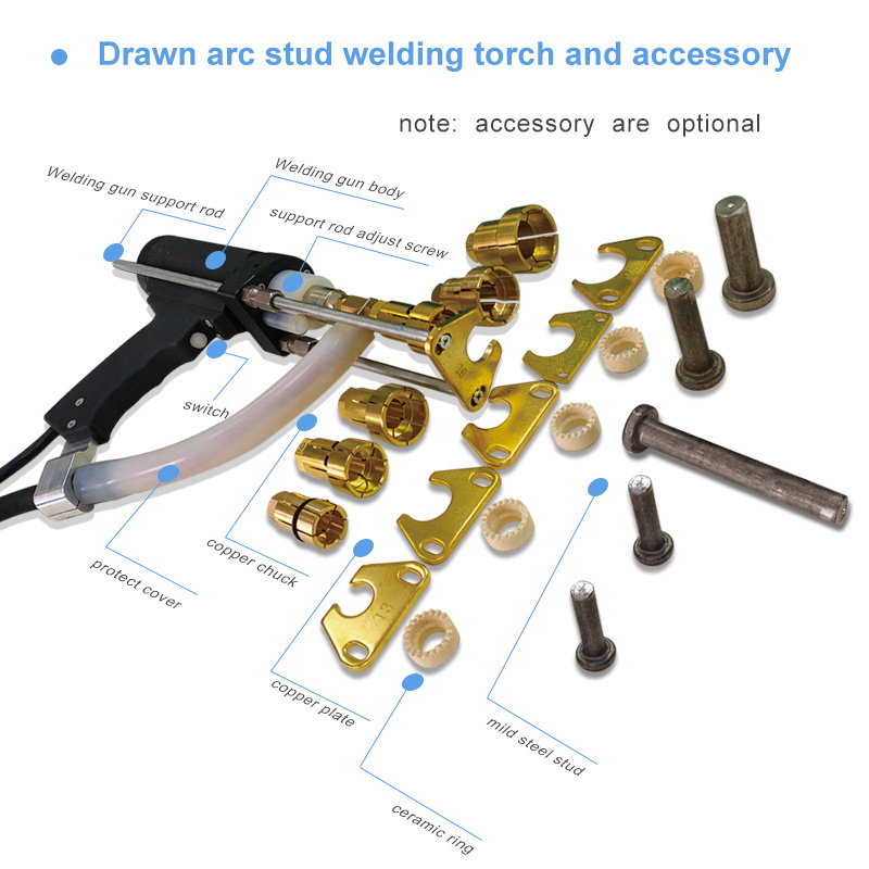 drawn arc stud welding machine industrial welding equipment for mild steel bolt resistance welding machine