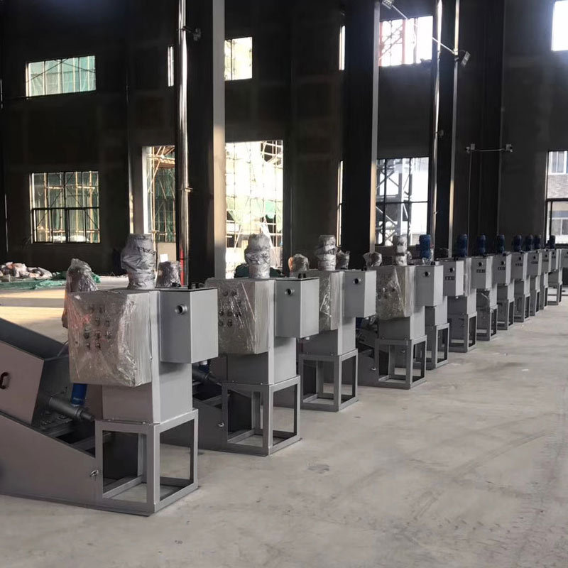 sludge dewatering machine screw press sludge treatment equipment sewage water treatment plant volute sludge dewatering press