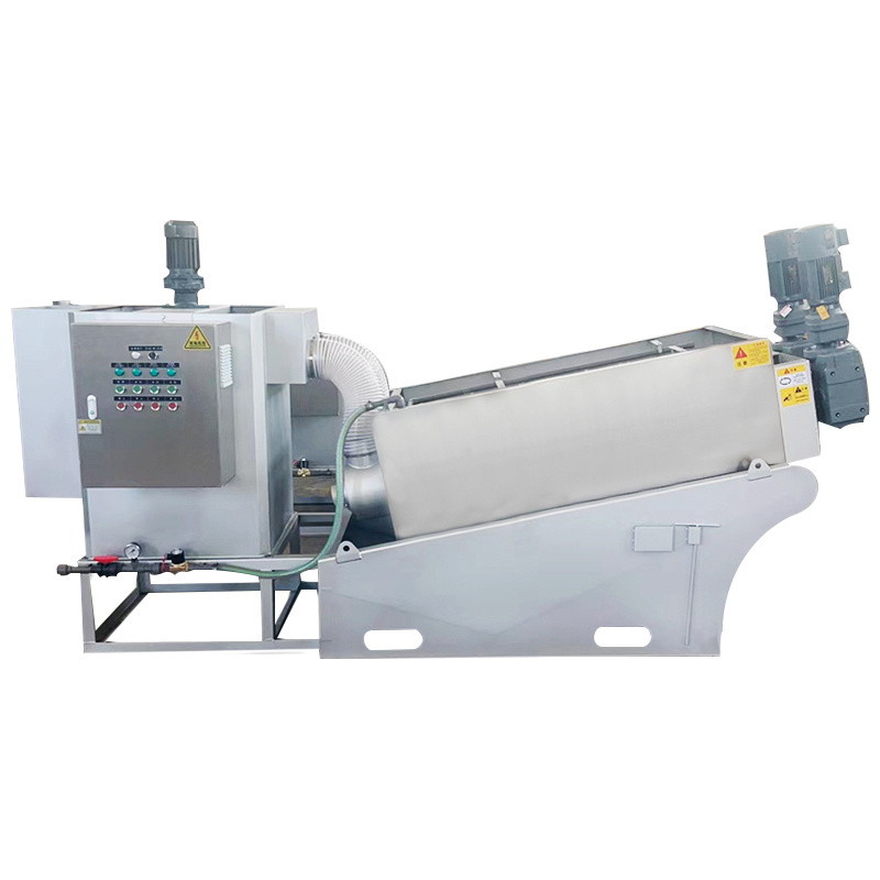 Sludge Dewatering Screw Press For Paper Pulp Industry