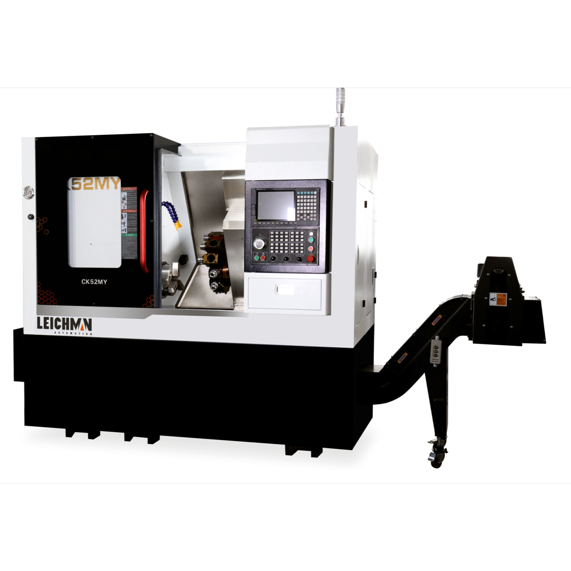 Precision CNC turning and milling machine lathe with slant bed and live tooling cnc lathe c axis cnc turret lathe