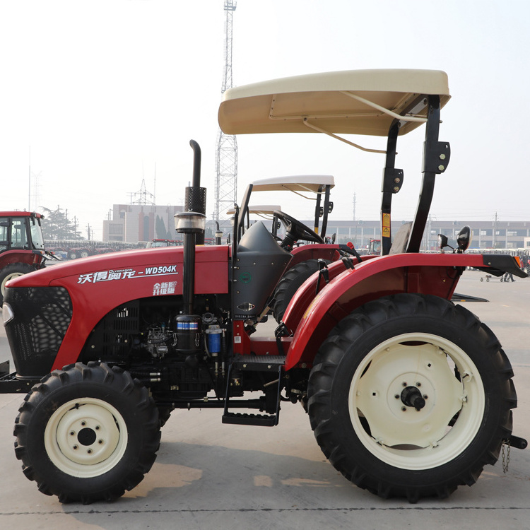 WORLD504K Used Tractors in China Hand Tractor Machine 50hp Agriculture Mini Tractor 4 Wheel