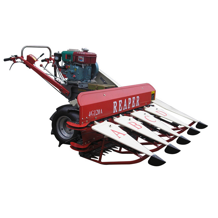 self-propelled mini reaper harvester for harvesting quinoa oats barley View More 4G120A