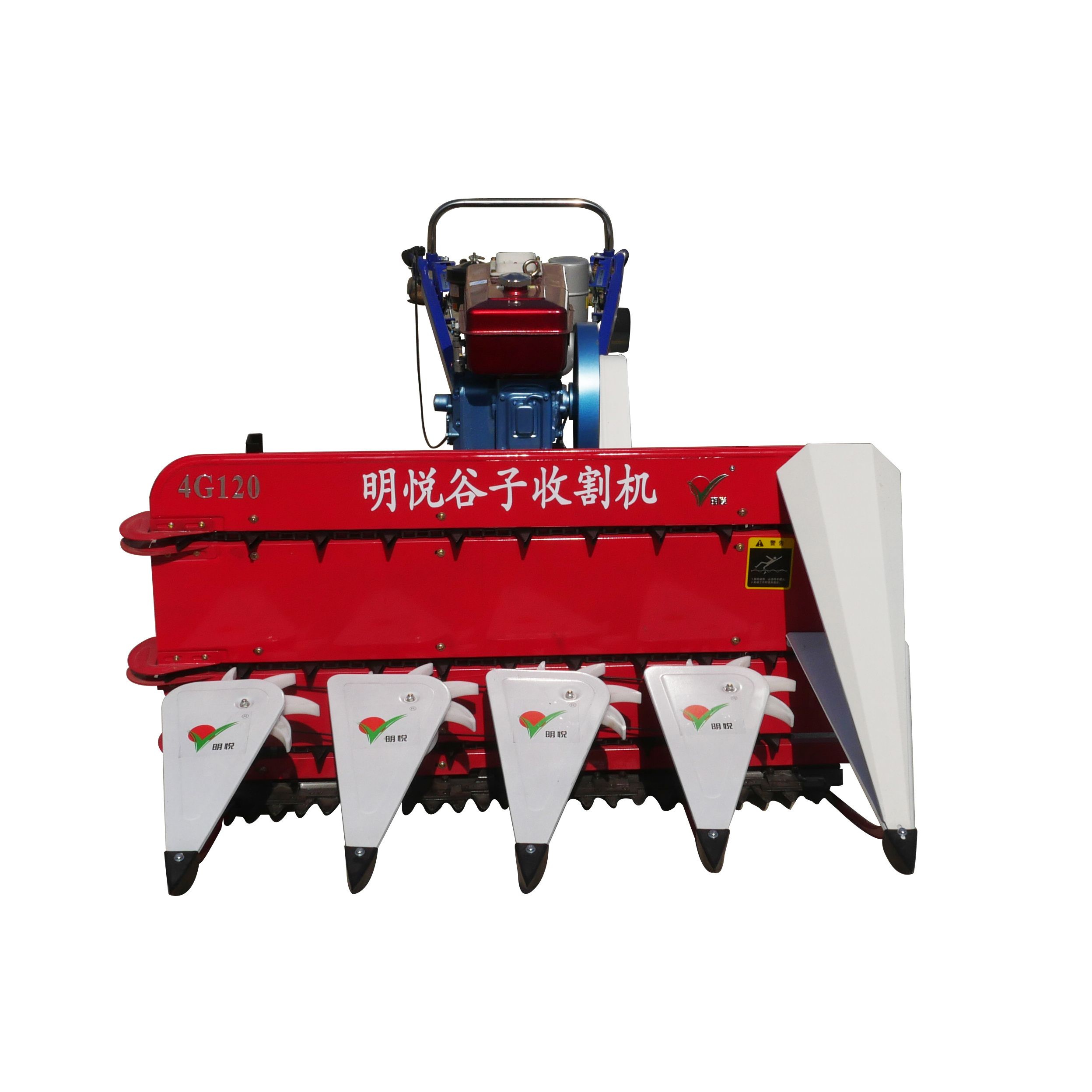 self-propelled mini reaper harvester for harvesting quinoa oats barley View More 4G120A