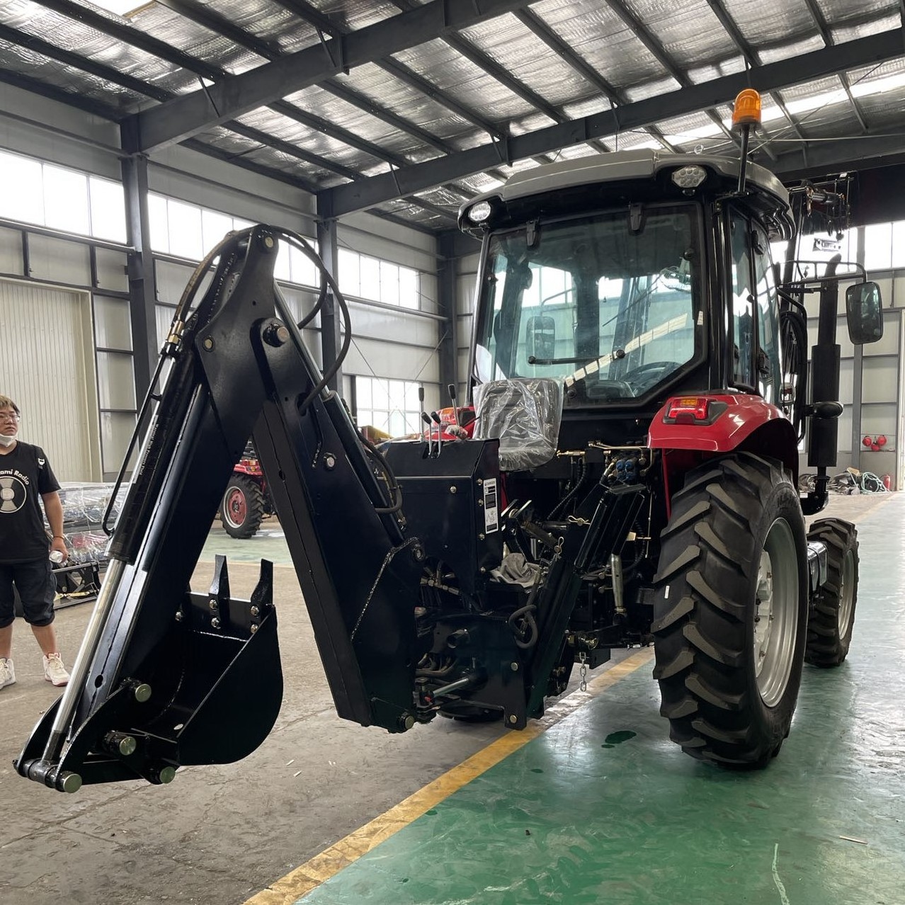 China wholesale price garden tractor towable backhoe for sale