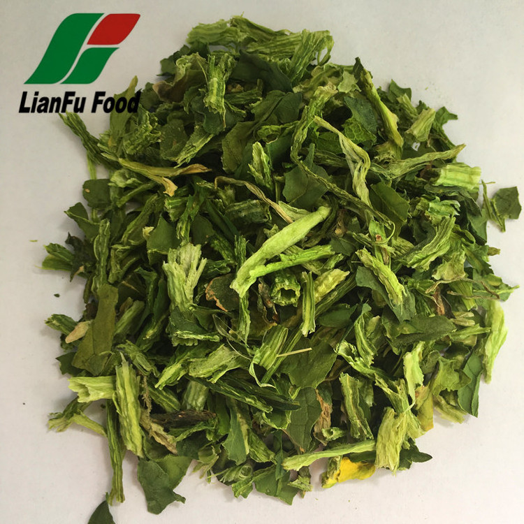 Dehydrated vegetables spinach stems in low prices