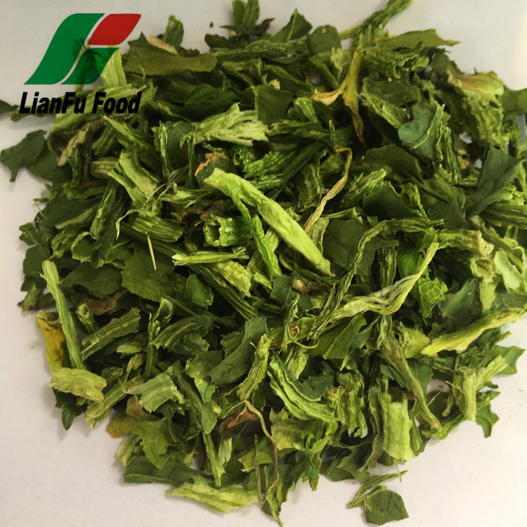 Dehydrated vegetables spinach stems in low prices