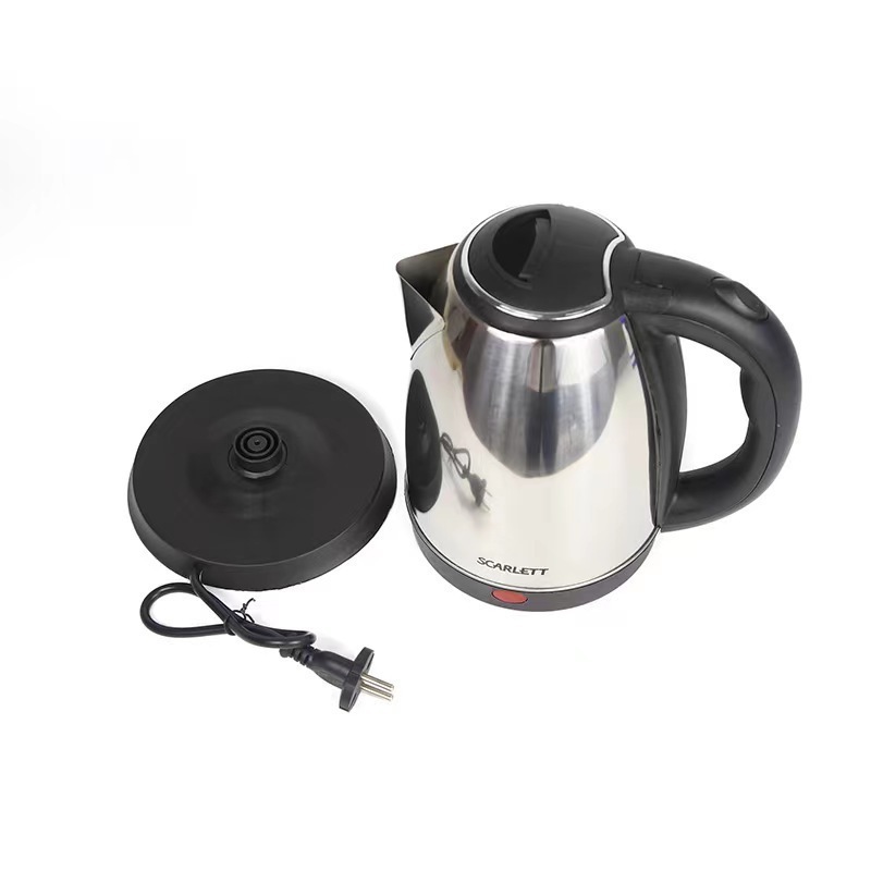 2 Liter Electric Kettle Teapot Fast Water Heater Boiler Stainless Steel Kettle Auto Shut-off Portable Water Kettle