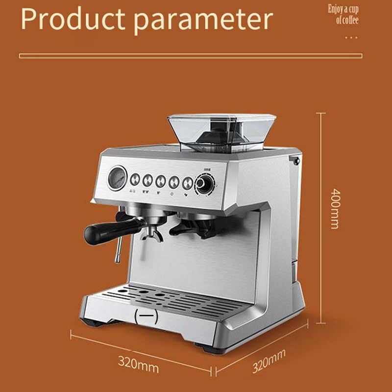 Espresso Coffee Brewer Machine Professional Commercial Italy 3 In 1 20 bar Coffee Maker