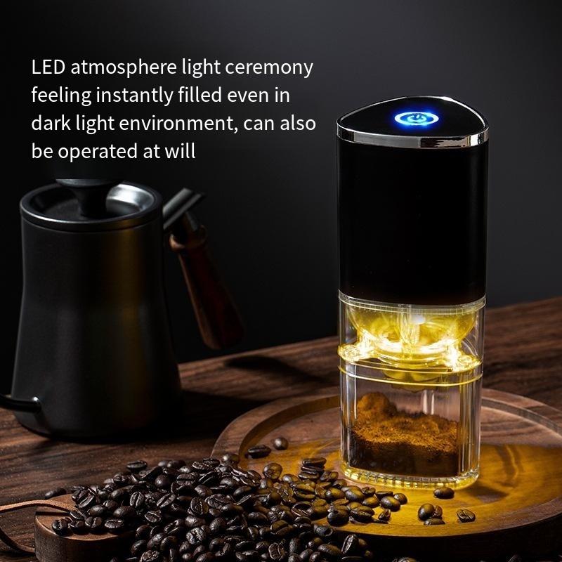 OEM Small Portable Mini Home Kitchen Coffee Grinder Machine Mill Automatic Usb Charging Electric Coffee Grinder