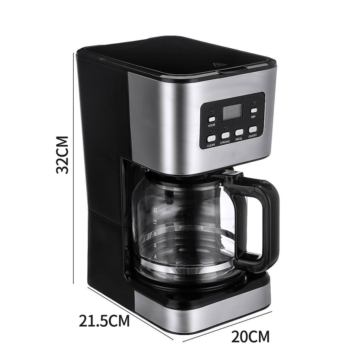 OEM  Drip coffee Design Stainless Steel Bean To Cup Automatically Grind-and-brew Coffee Maker Automatic Drip Coffee Machine