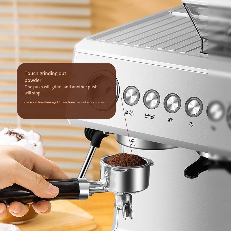 Espresso Coffee Brewer Machine Professional Commercial Italy 3 In 1 20 bar Coffee Maker