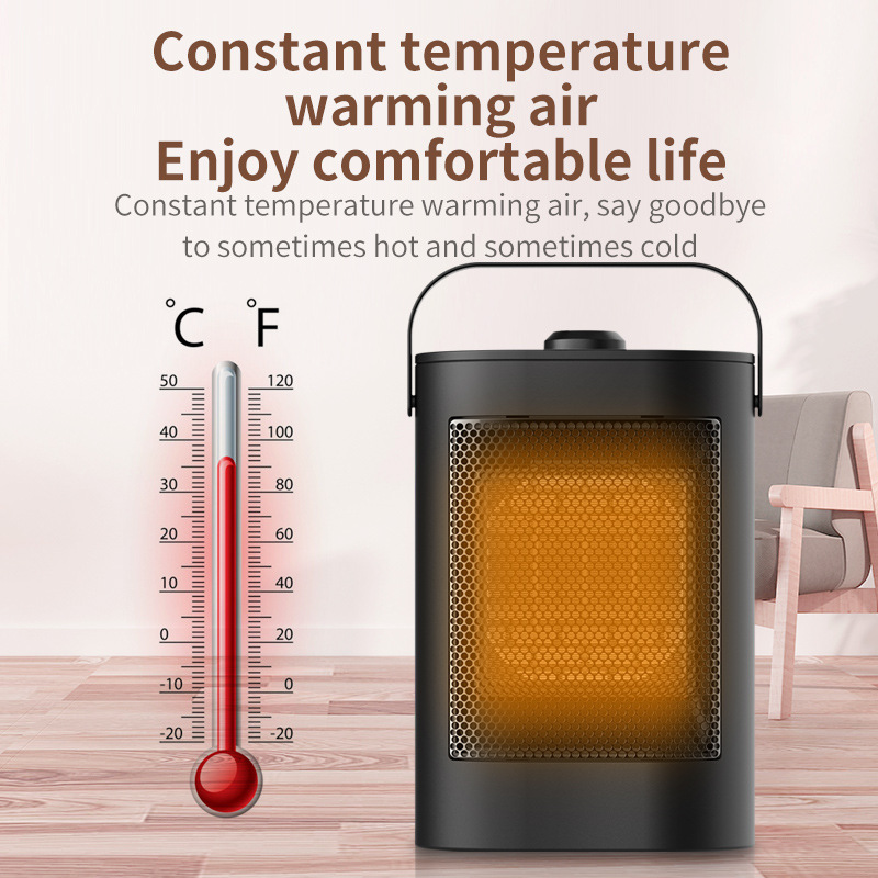 Small mini heater vertical household heater PTC ceramic three second heating heater