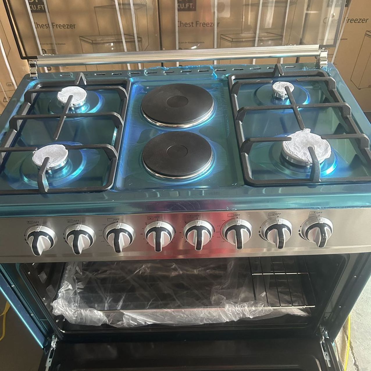 Baking Cooking Appliances Gas Range Free Standing Oven With Grill Four Burners Gas Stove  Electric cooking stove