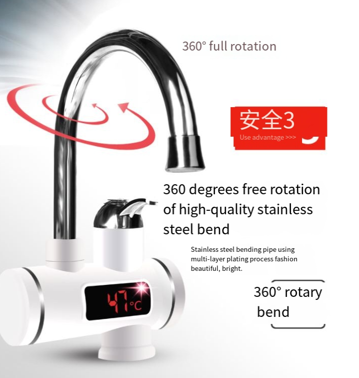 Winter household heater kitchen and bath dual use instant hot faucet water heater