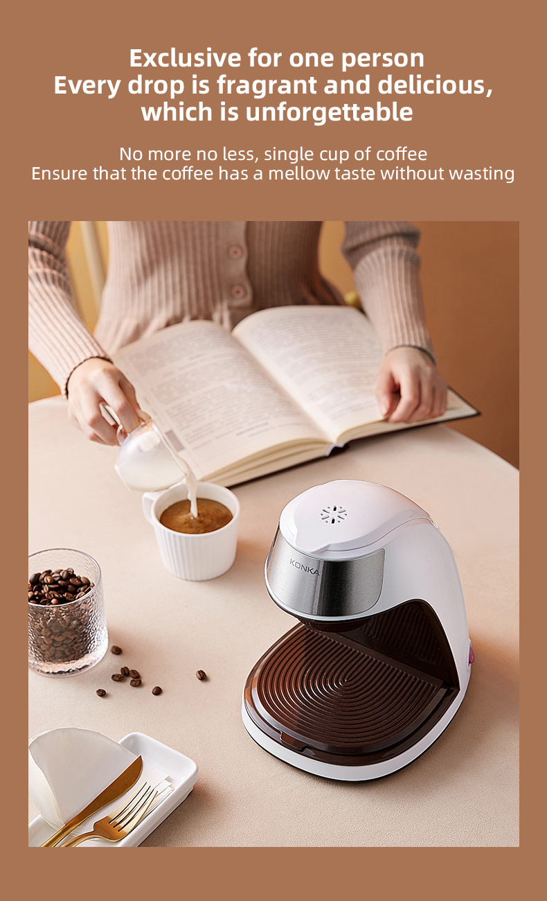 New Design Hot Sale Small Portable Decoration Tea Maker Coffee Machine House Use Coffee Maker Machine