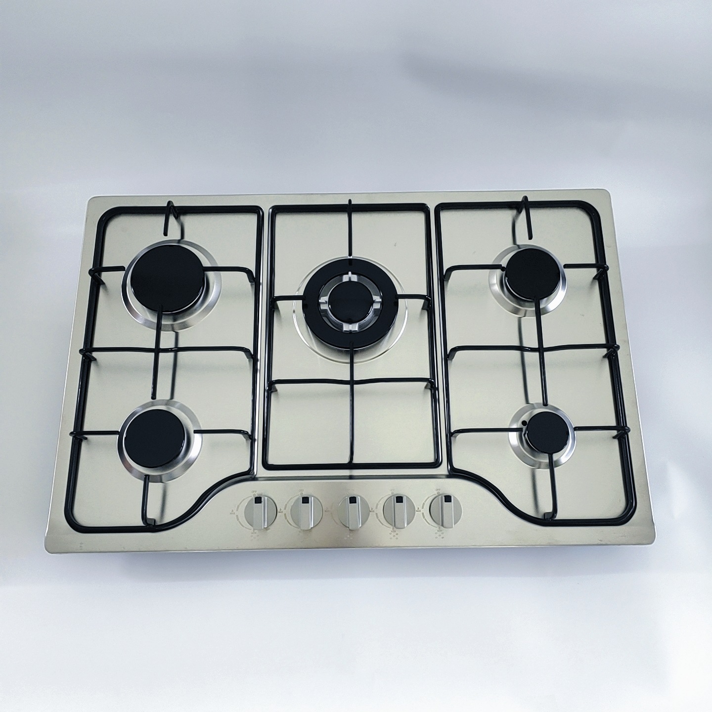 Customized 5 Burner Gas Hob Smokeless Efficiency Gas Burner Stove Table Top Gas Stove