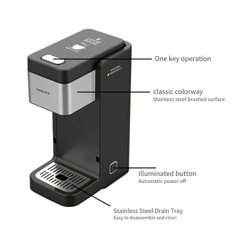 Automatic Americano Household Coffee Machine Expobar K-cup Capsule Coffee Machine