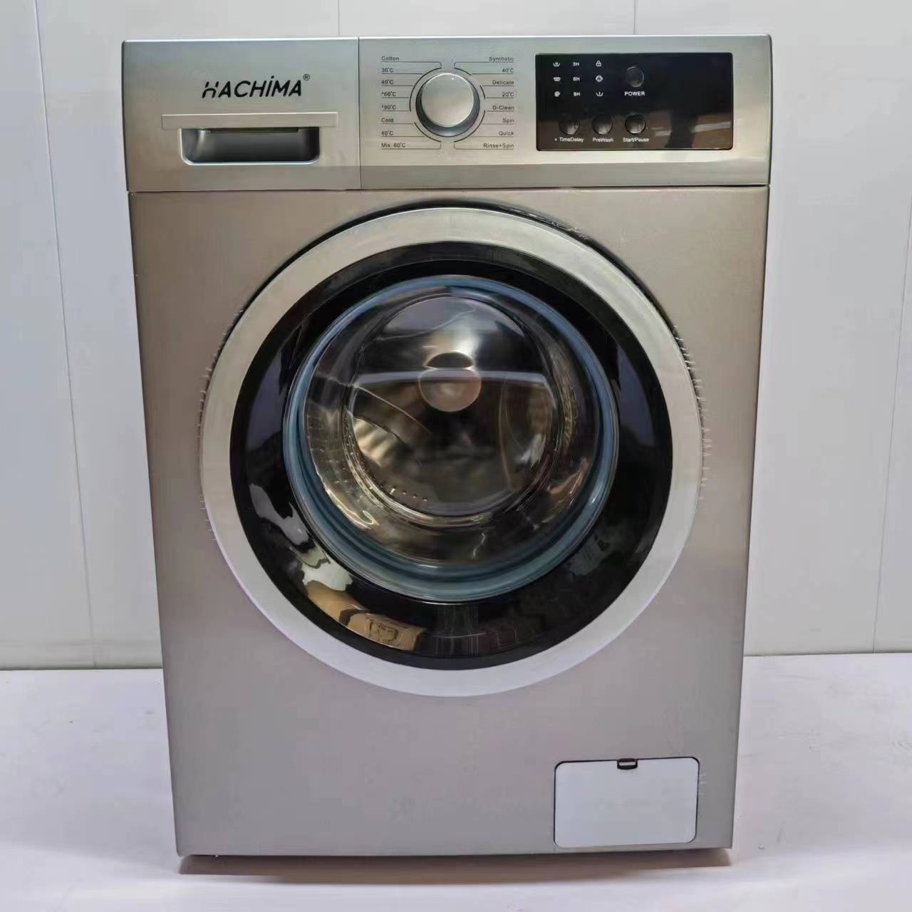 10KG Front Loading Single Stainless Steel Tub Fully Automatic Clothes Washing Machine