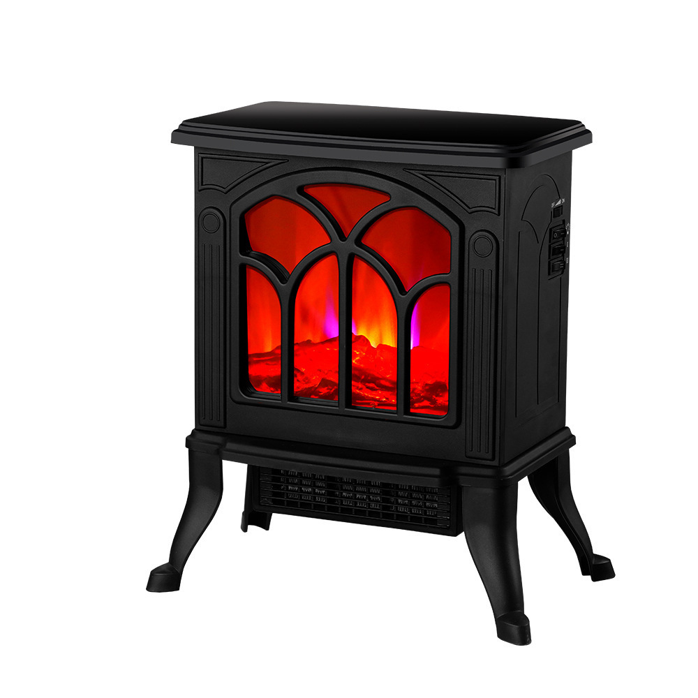 1500w  Portable Free Standing Bedroom Space Heating Stove Heater Electric Fire Place Fireplace With Thermostat Control