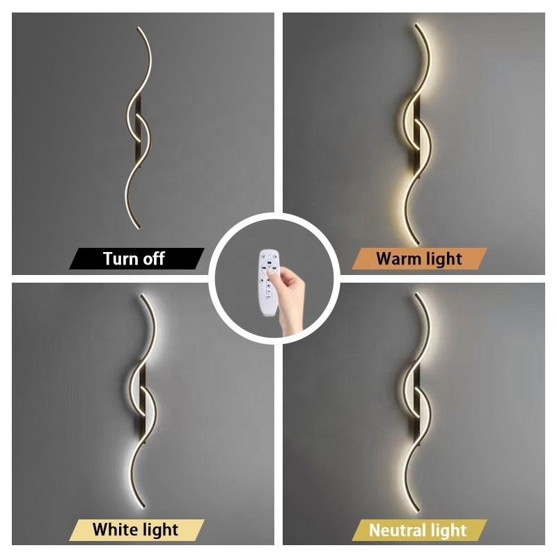 2023 New Design Modern Creative Wall Light for Home Decor Factory Wholesale Wall Sconce Dimmable Led Wall Lamp