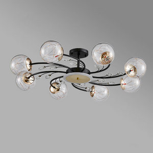 Modern Chandelier Six Bulb  Design Sense Chandelier LED Pendant Lighting Fixture Unique with Light Durable Chandelier for indoor