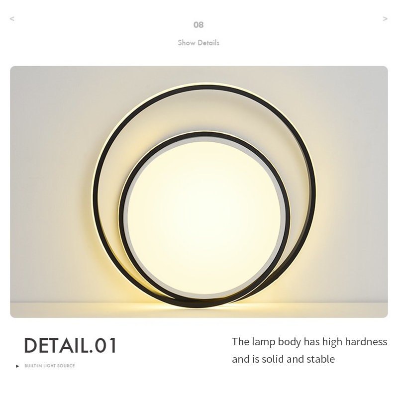 Postmodern Ceiling Lights For Hallway Bedroom Hotel Acrylic LED Celling Lamp Indoor Creative Round Light Ceiling