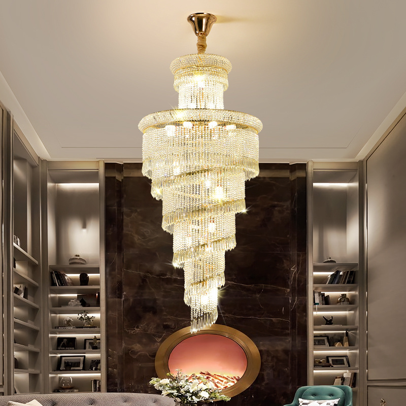 Gold semi-recessed ceiling light fixture Small crystal chandelier Modern interior crystal ceiling light fixture