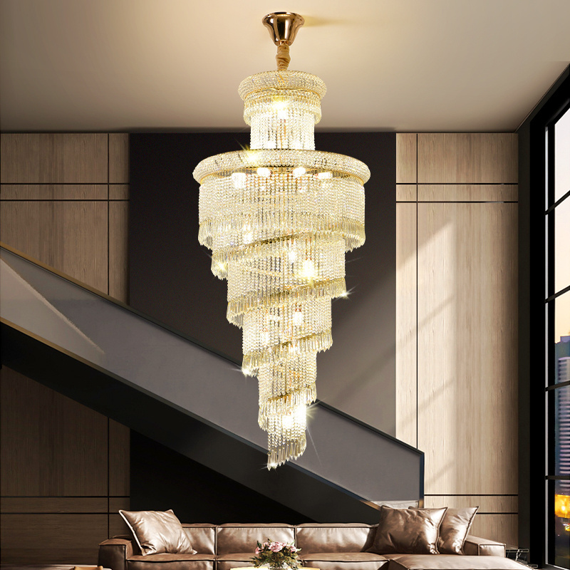 Gold semi-recessed ceiling light fixture Small crystal chandelier Modern interior crystal ceiling light fixture